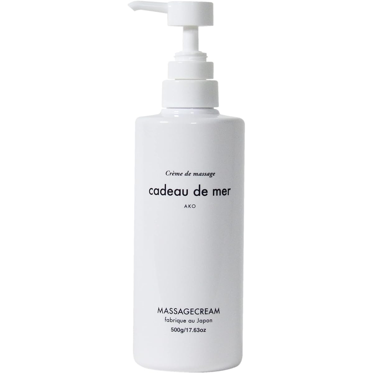 [cadeau de mer] CDM massage cream 500g (pump type, moisturizing, whole body, made in Japan) (free of parabens, mineral oil, ethanol, synthetic colorants, synthetic fragrances, petroleum surfactants)