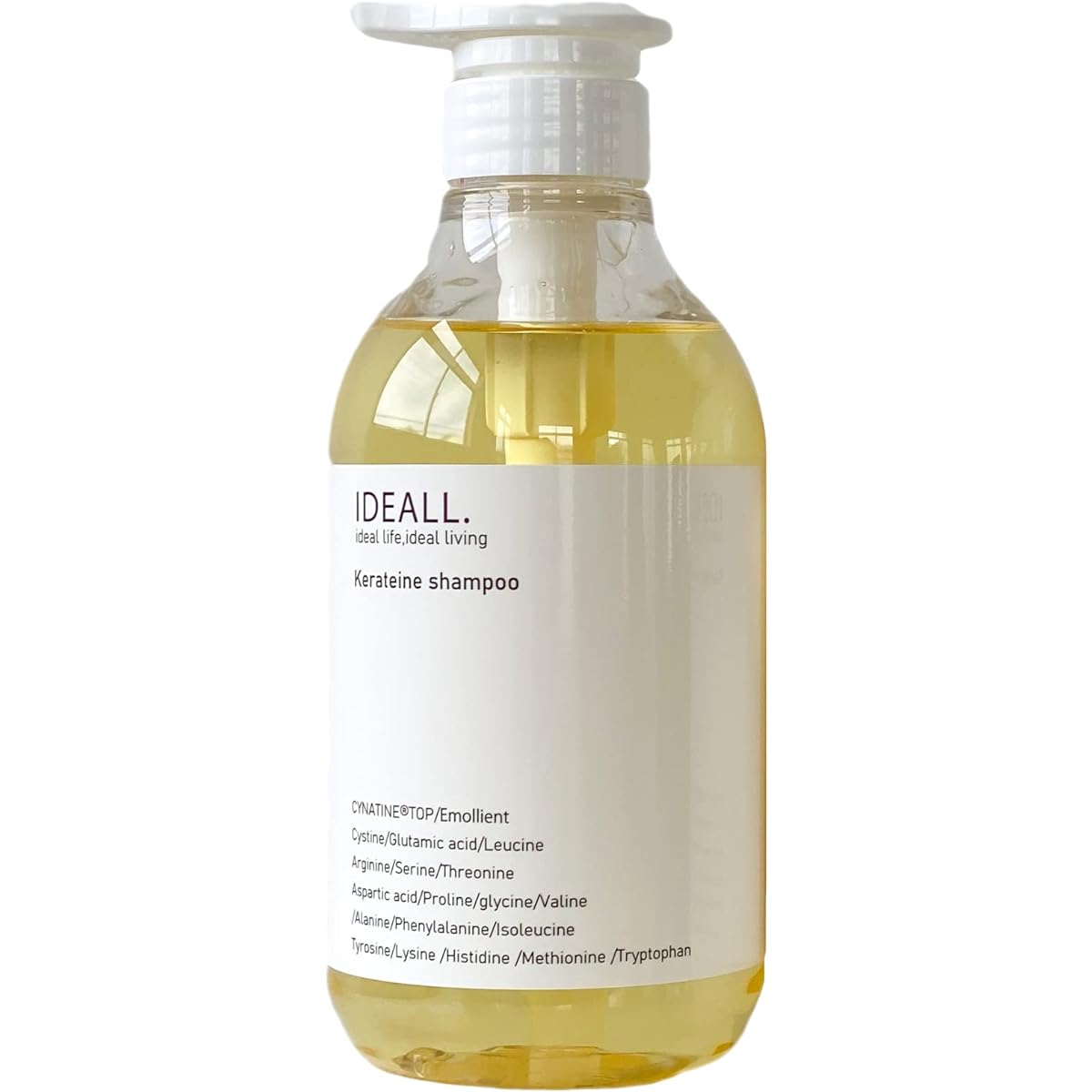 IDEALL Keratin Shampoo Treatment Contains Cinatin Top Non-Silicon Woody Citrus Scent 500ml