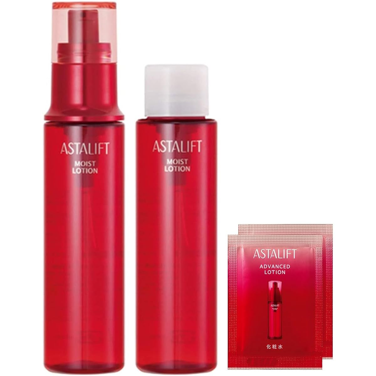 Astalift (old model) Moist lotion Lotion Main product (130mL) + Refill (130mL) + Advanced lotion 1mL pouch x 2