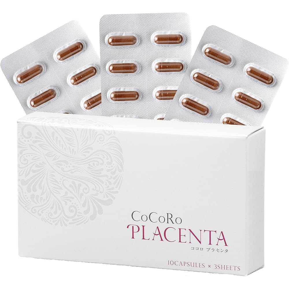 COCORO PLACENTA Cocoro Placenta Supplement Horse Placenta Pure Powder (Basic Powder) 100% Pure High Concentration Thoroughbred from Hokkaido Made in Japan [30 tablets/approximately 1 month supply] ? 1 box