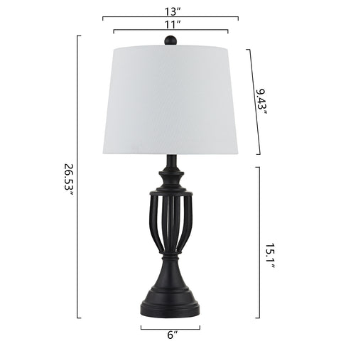 country table lamp set