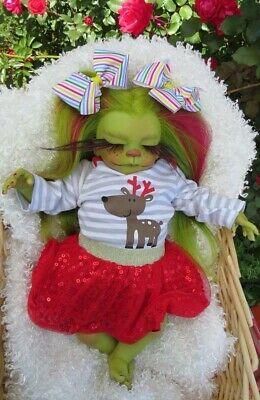 grinch silicone baby