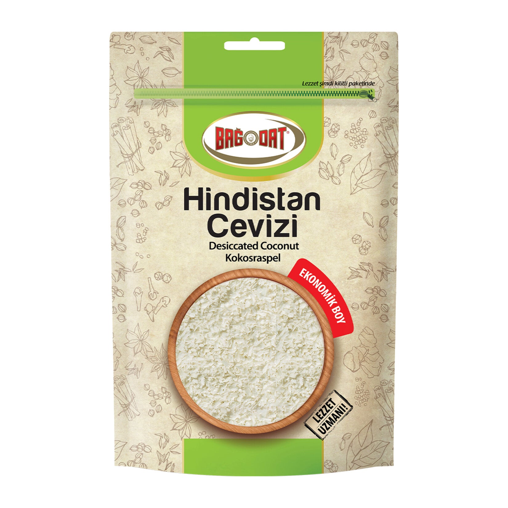 Ba?dat Coconut (Hindistan Cevizi) 160 G (Economic Size)