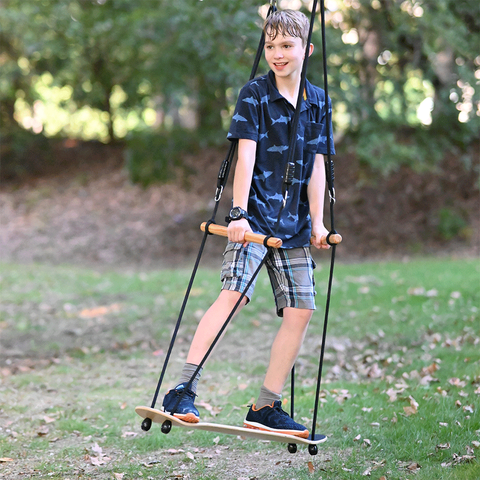 Surfing Skateboard Swing