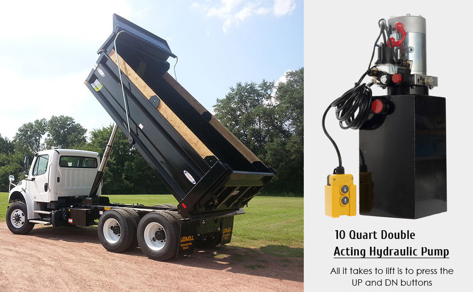10 Quart Double Acting Hydraulic Pump