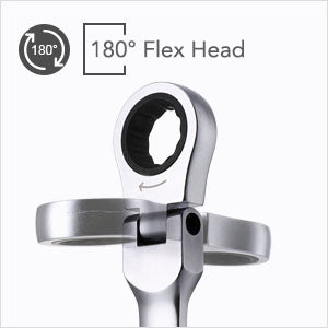 180-degree rotating flexible heads Wrench