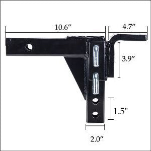 8-Position Adjustable Ball Mount Size
