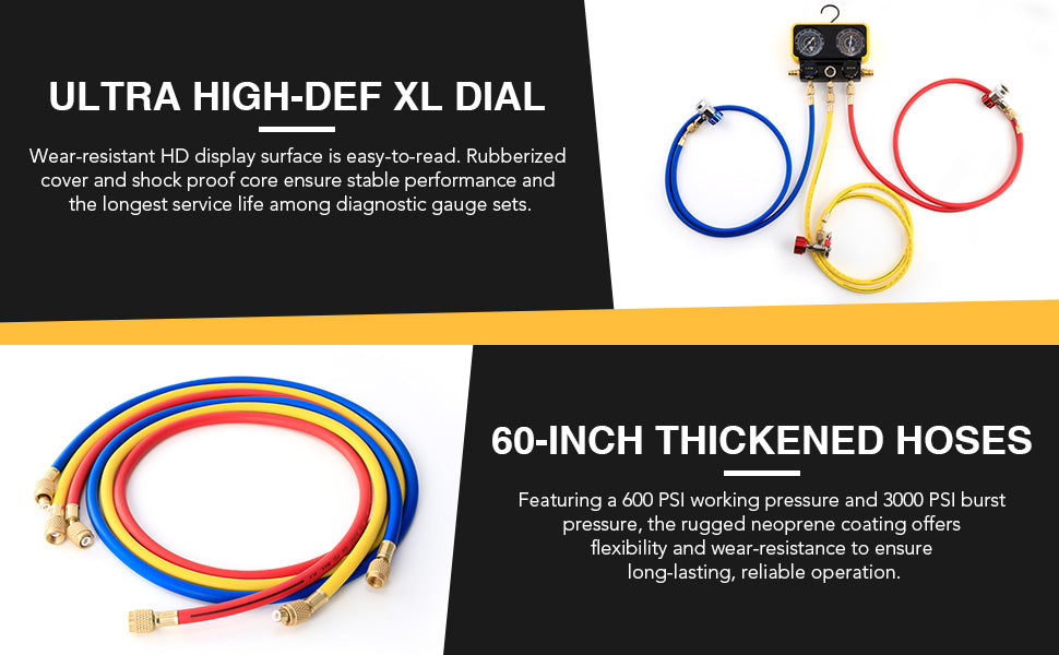 AC Gauge Set for R134A