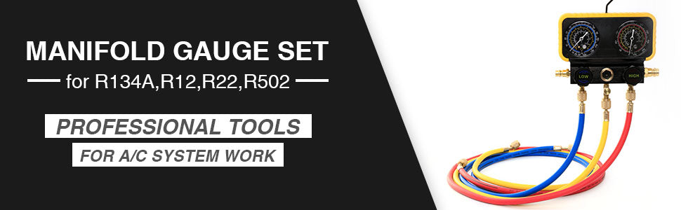 Manifold Gauge Set for R134A, R12, R22, R502