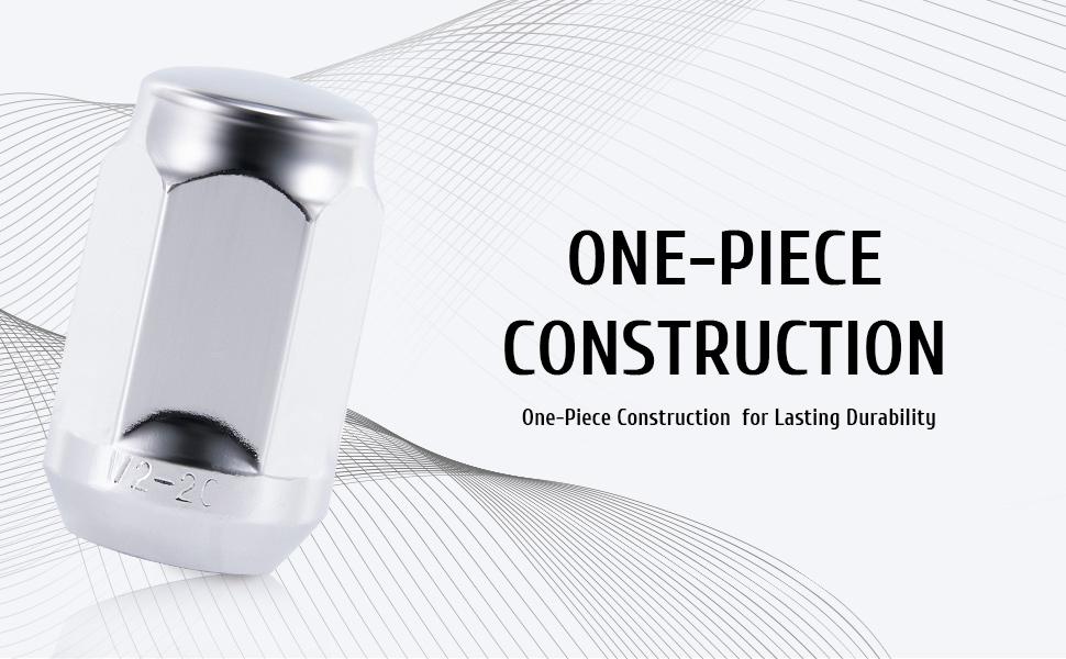 One Piece Construction Wheel Lug Nut