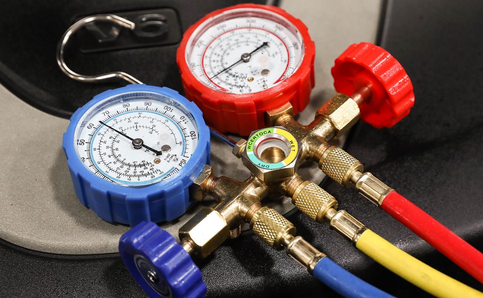 PROFESSIONAL AUTOMOTIVE AC GAUGE SET