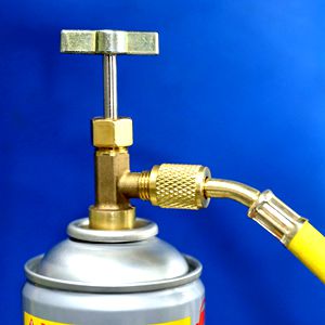 R134A Can Tap Refrigerant Dispenser with Tank Adapter