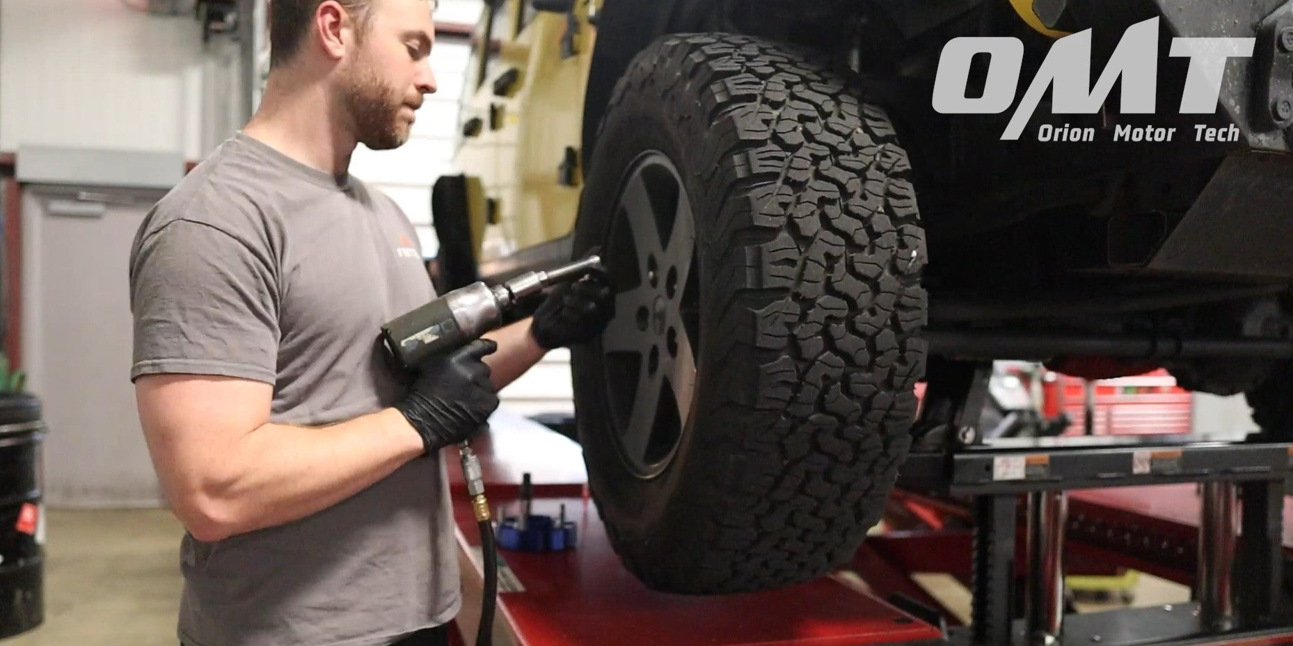 Reinstall the wheel using new wheel bolts