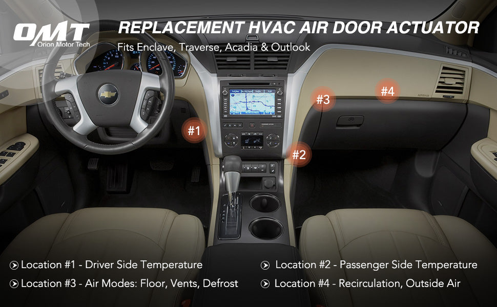 Replacement HVAC Air Door Actuator