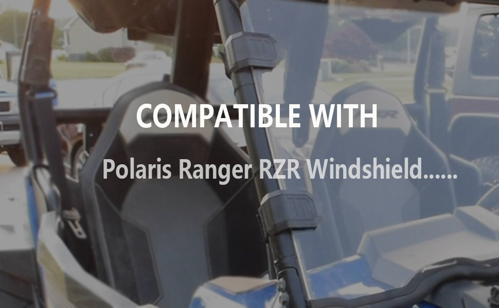 UTV Windshield Clamps Straps Kit Compatible with Polaris, Can Am, Yamaha, Honda, Kawasaki