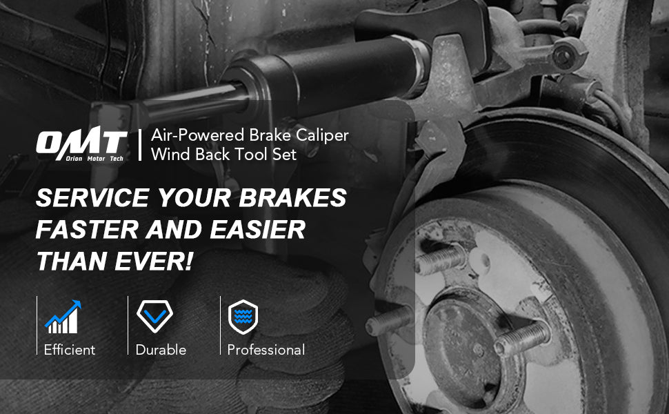 air powered brake caliper wind back tool kit
