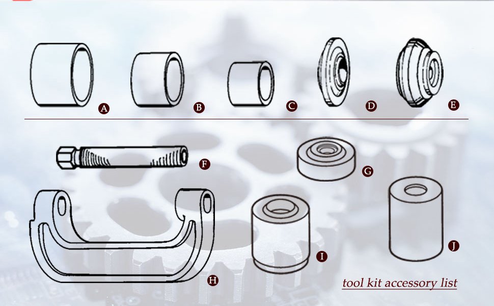 ball joint press removal tool kit