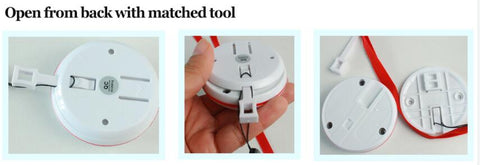 open case for battery repacement wifi panic button