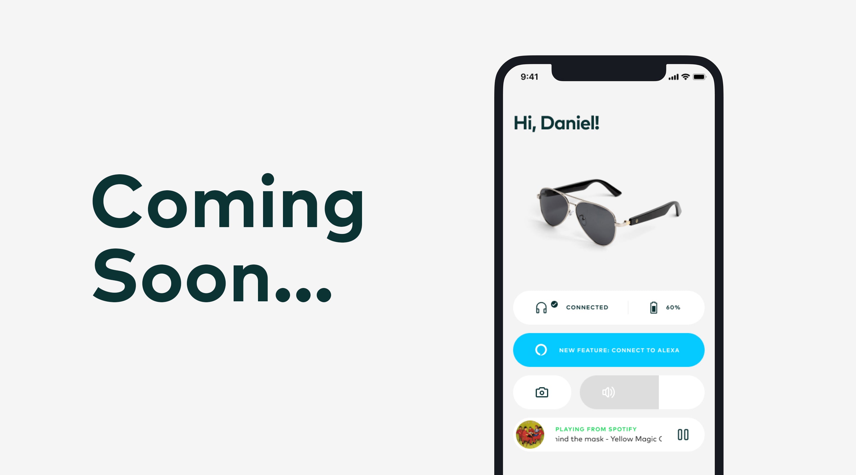 Vue Smart Glasses App—control your smart glasses via Bluetooth
