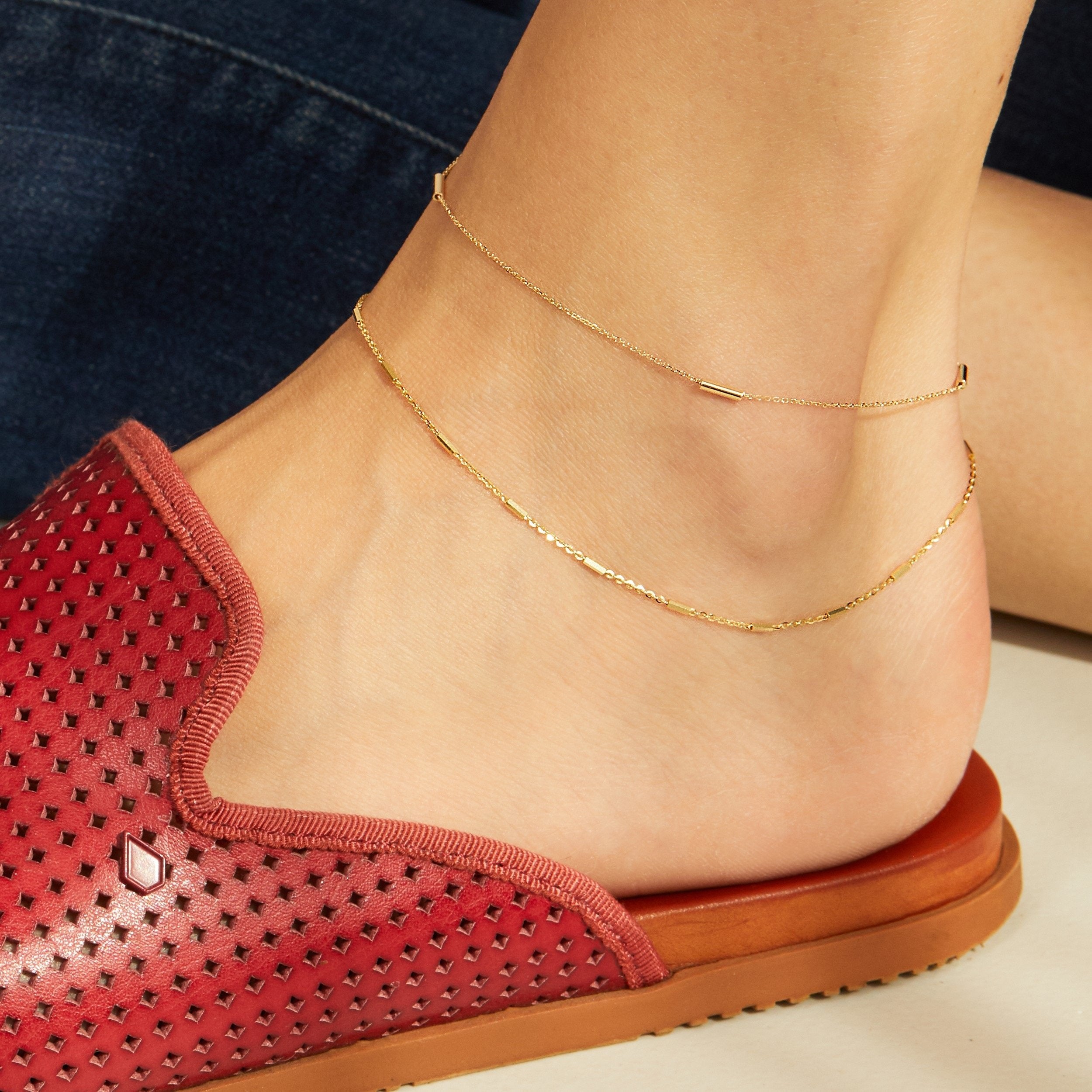 Vicenza Rolo Anklet