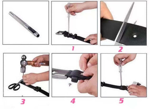 So kürzen Sie den zu langen Gürtel