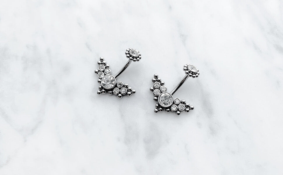 ARARDO G23 Solid Titanium Belly Button Rings