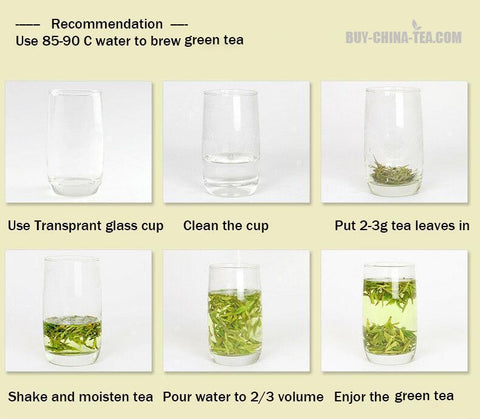 how to brew loose green tea