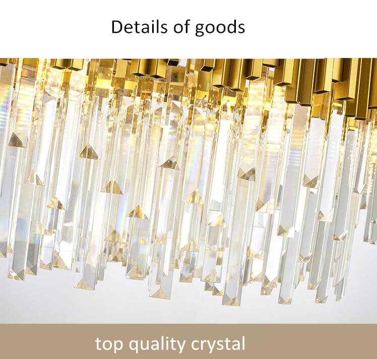 American luxury hotel lobby LED round crystal chandelier-top quality crystal