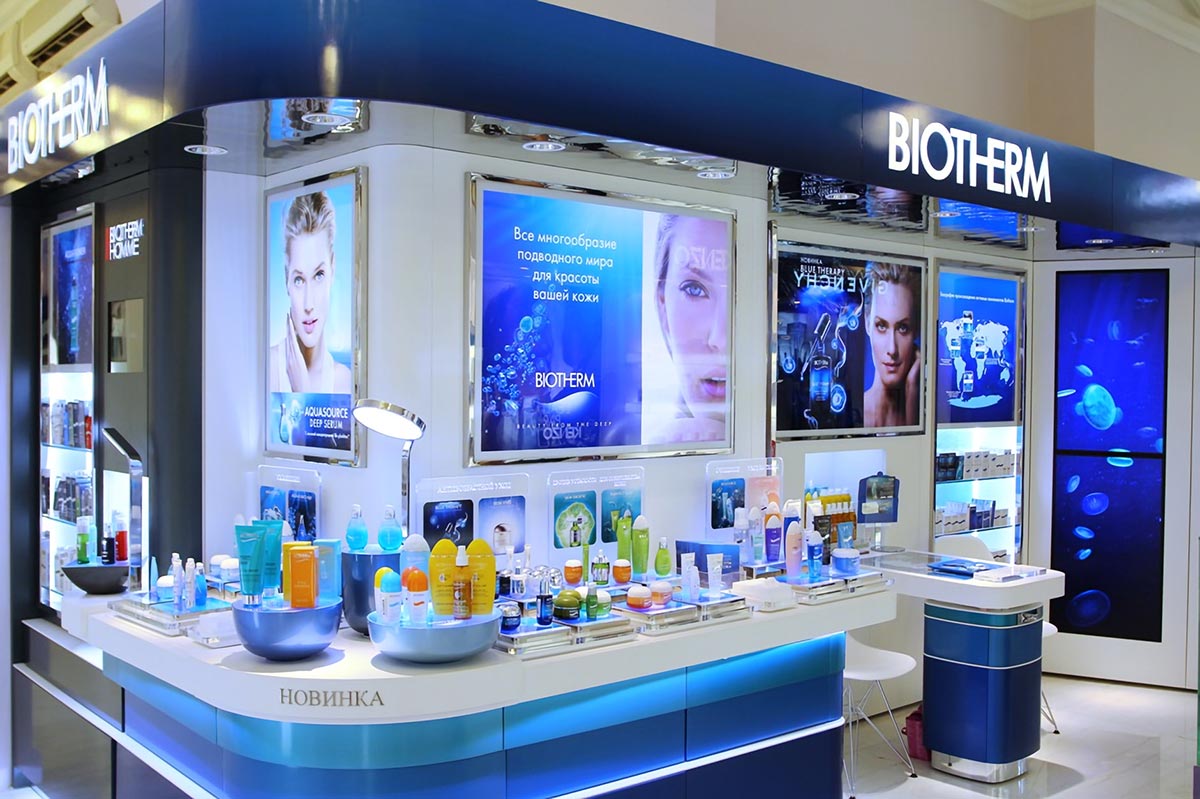 Biotherm at the New World Shopping Mall in Beijing, China