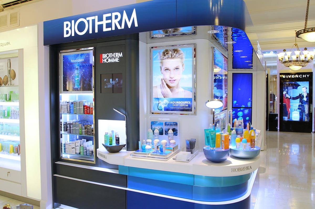 Biotherm at the New World Shopping Mall in Beijing, China