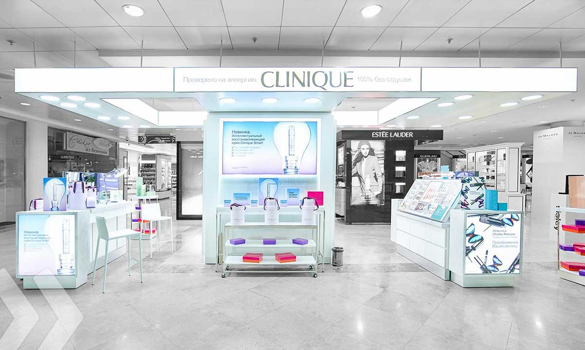 Clinique Shop in Shop in Moscow, Russia