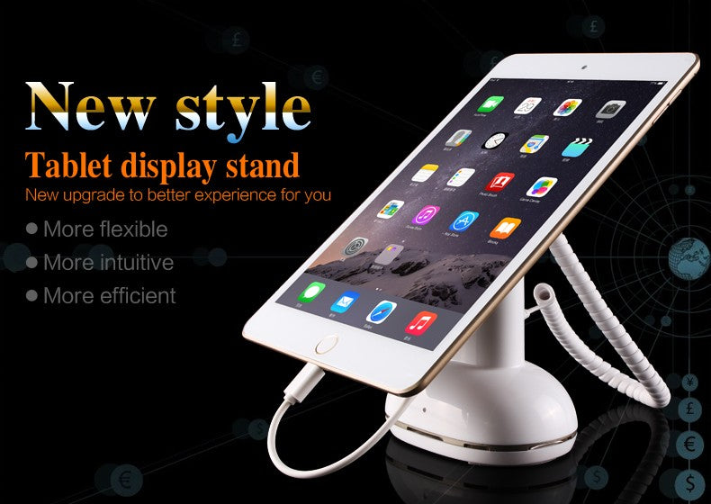 Desktop Standalone ABS material security stand for ipad tablet