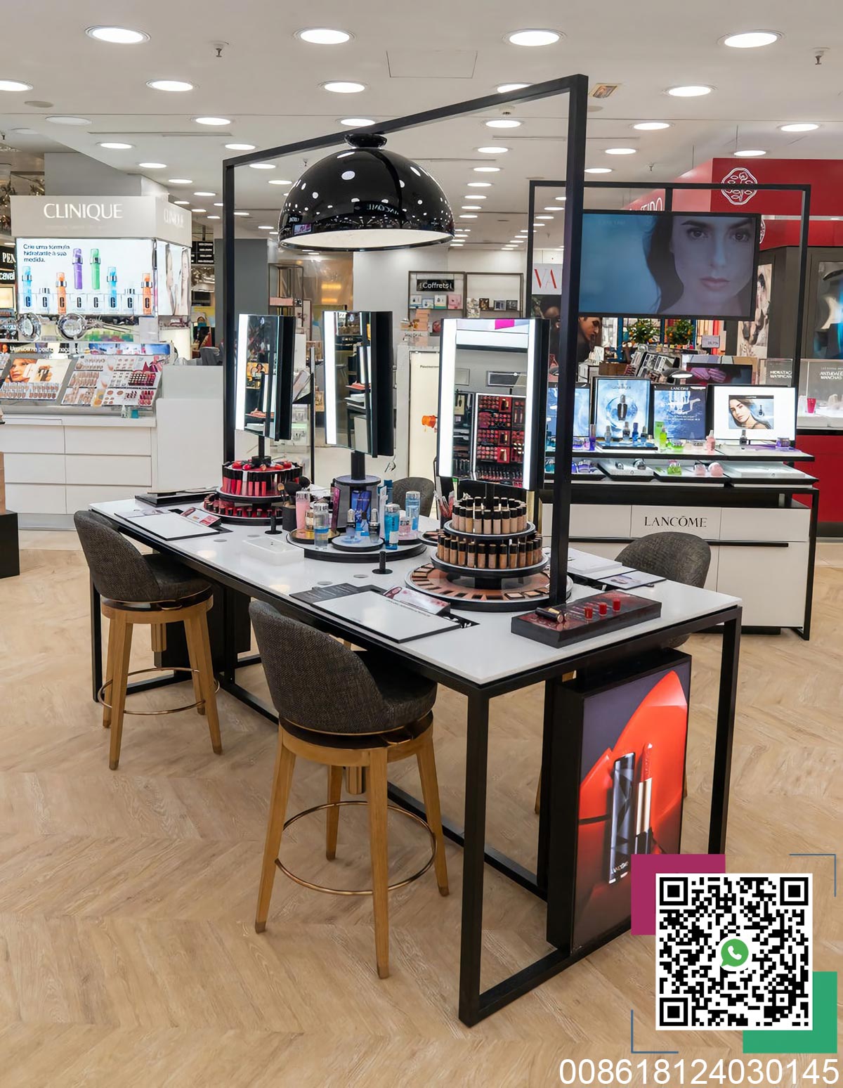 Lancôme Cosmetics Mall Kiosk - El Corte Inglés Lisboa (Portugal) - M2 Retail