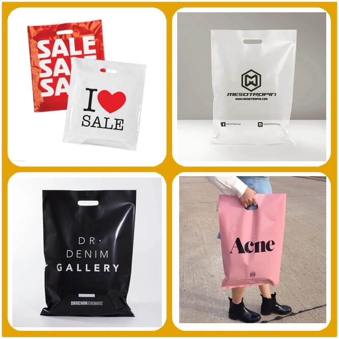 Plastic Carry Bag Design Retail Plastic Bags With Logo Logo
