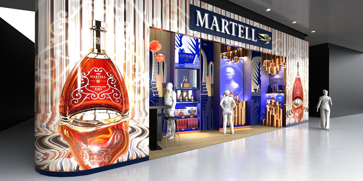 Martell liquor boutique renderings