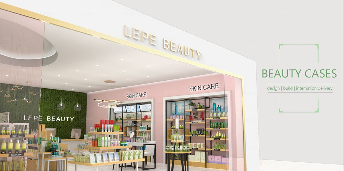 Natural style cosmetics shop