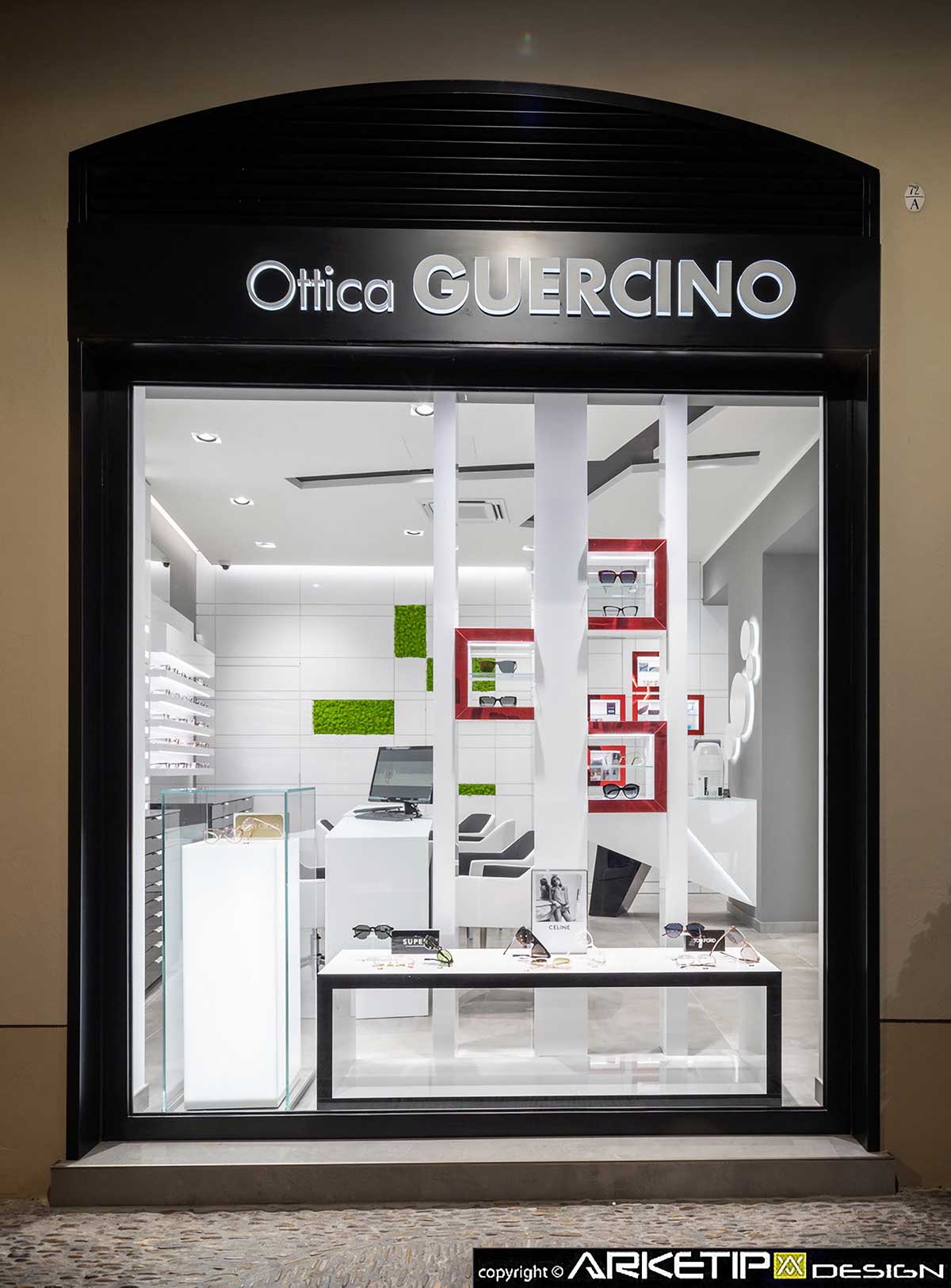 Ottica GUERCINO (FE) Italy-Optical Store
