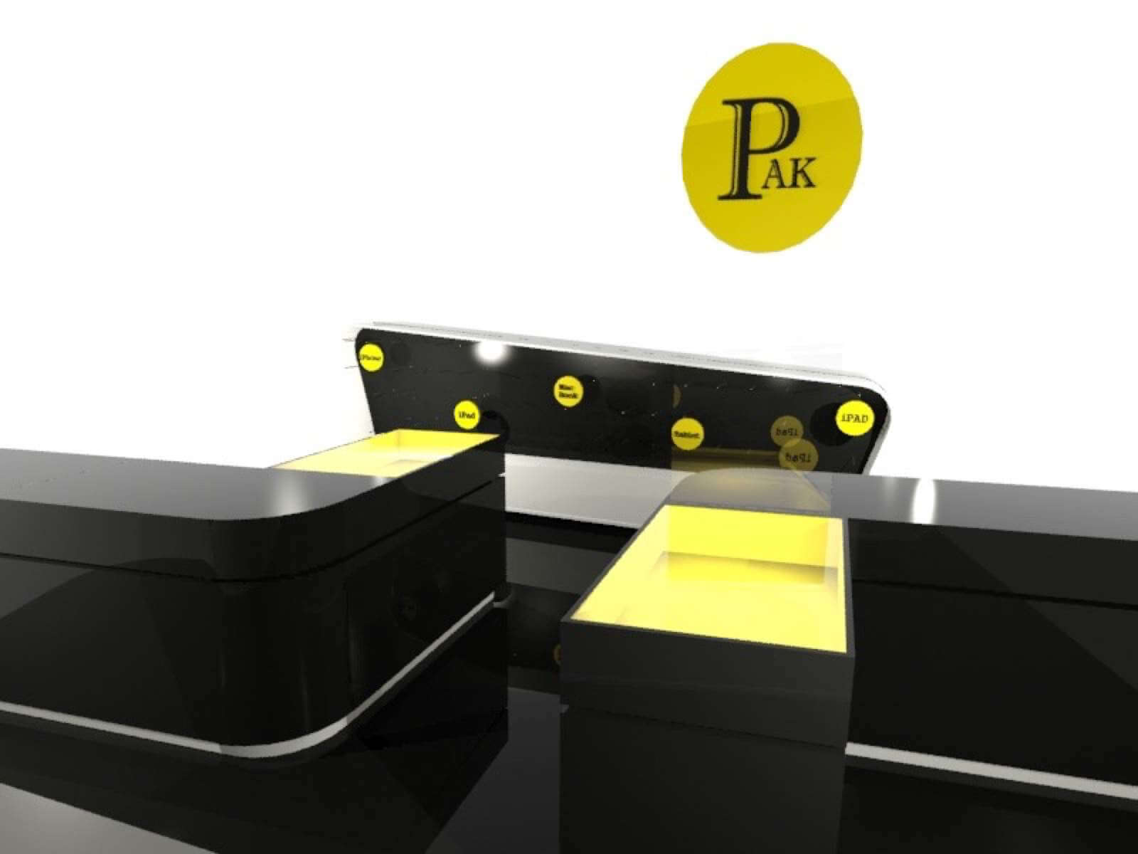 PAK Mobile Phone Kiosk 3D Design
