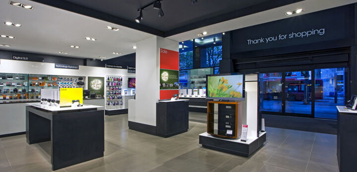 Nakajima counter in a Sony store
