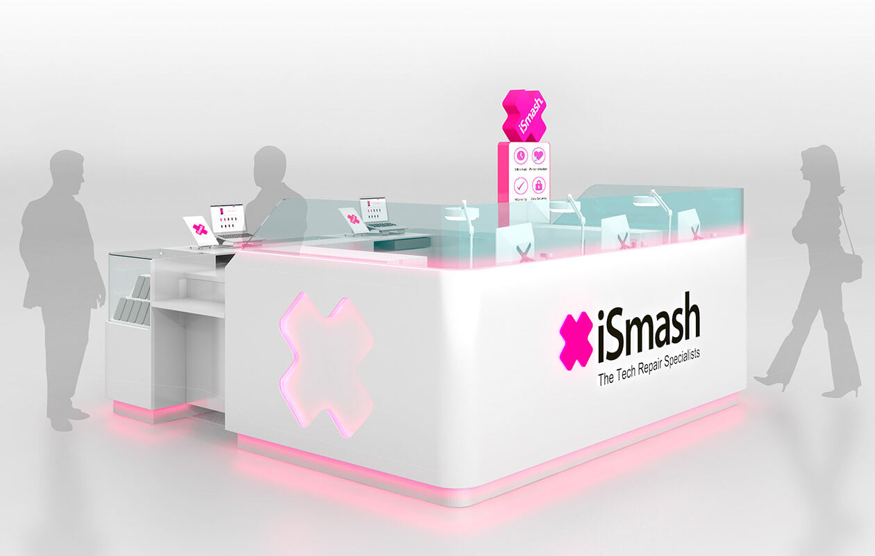 UK-iSmash-Phone-Repair-Express-Mall-kiosk-design