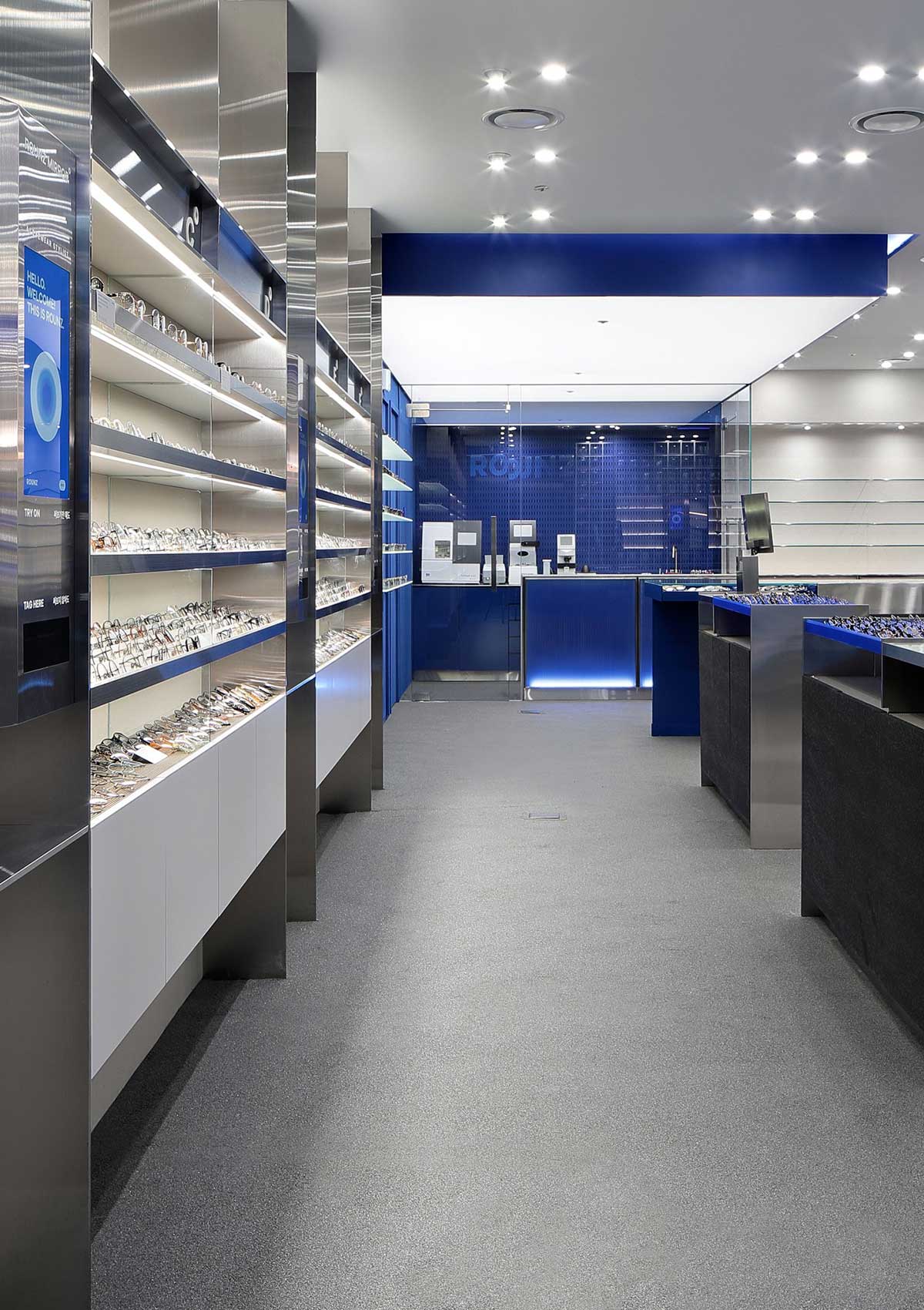 Zero-Contact Eyewear Retail Store “Rounz” in South Korea