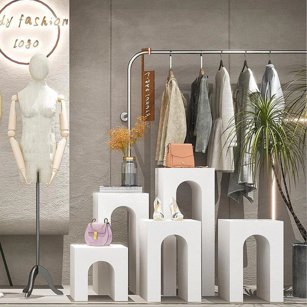 Wabi Sabi Design Window Display Unit Promotion Display for Fashion Store