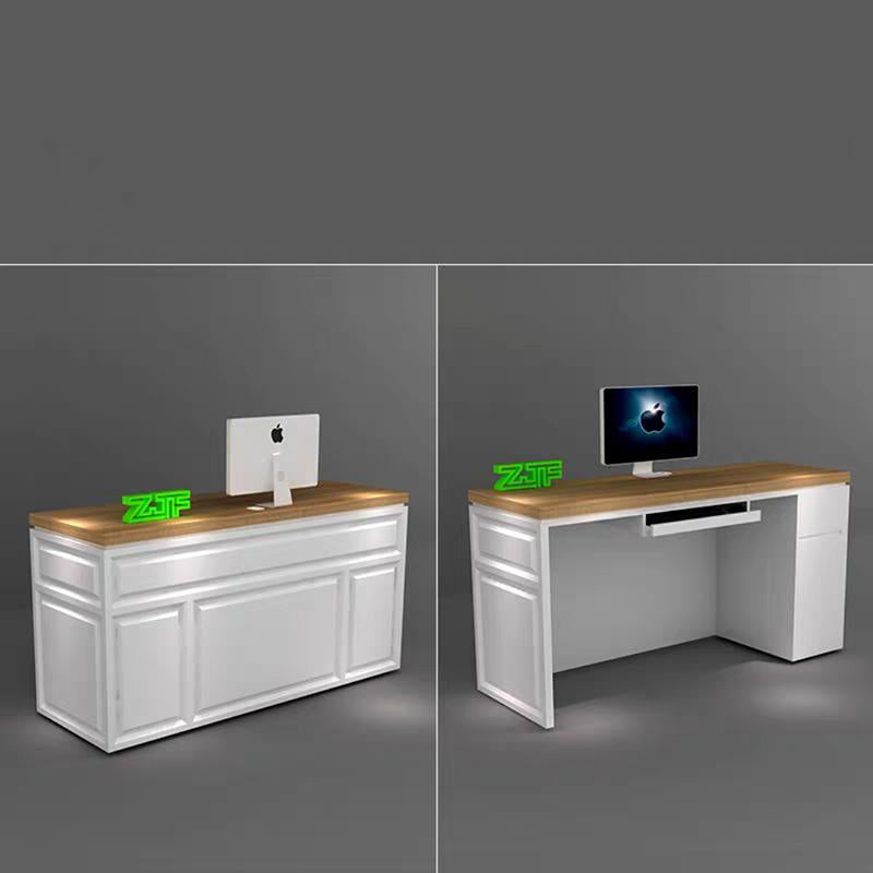 Aldo Wood Reception Desk