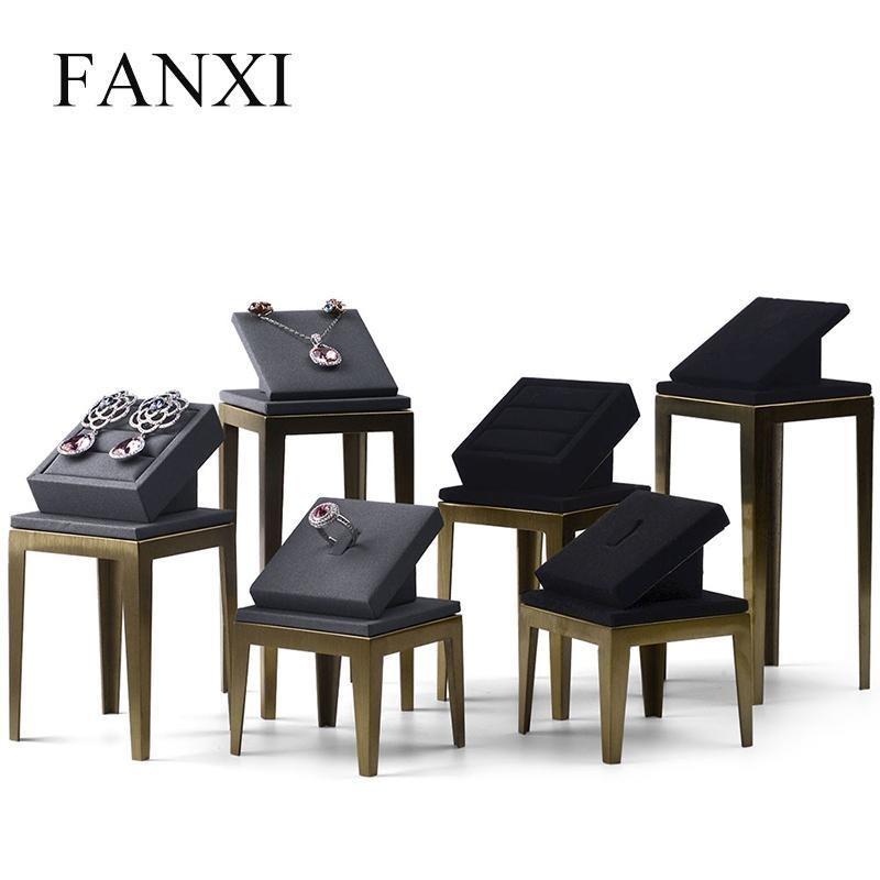 FANXI New Metal Jewelry Display Stand Set