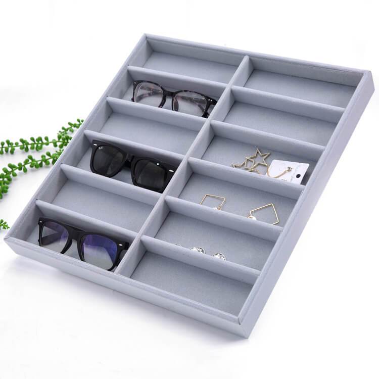 Flannel sunglasses display box