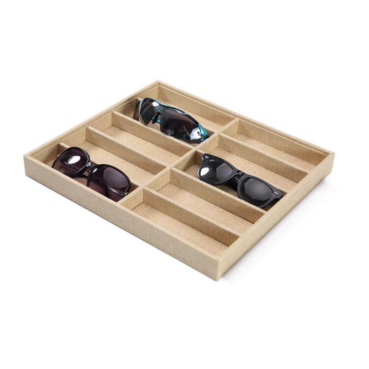 Flannel sunglasses display box