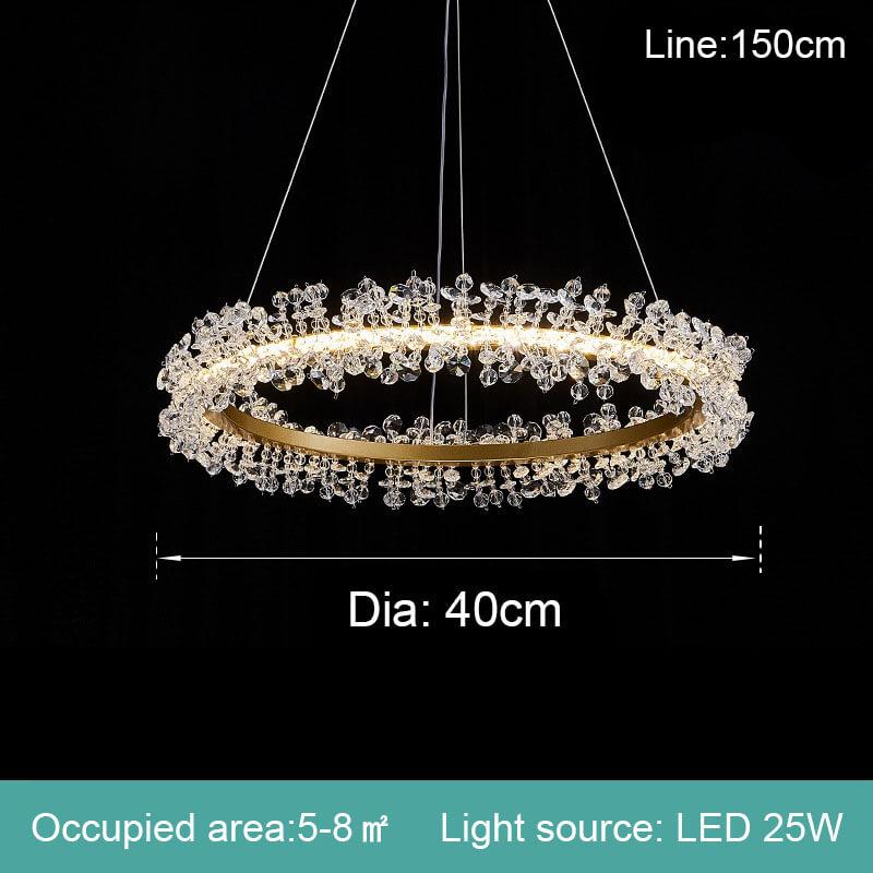 Creative Crystal Ring Chandelier