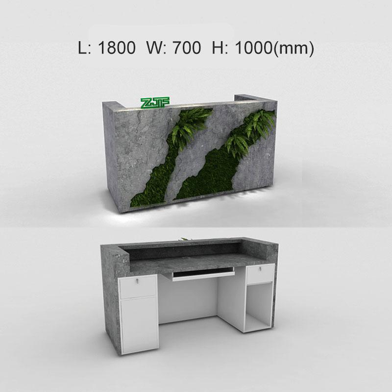 Modern Nature Marble Retail Reception Counter Design Clothing Store  Reception Desk