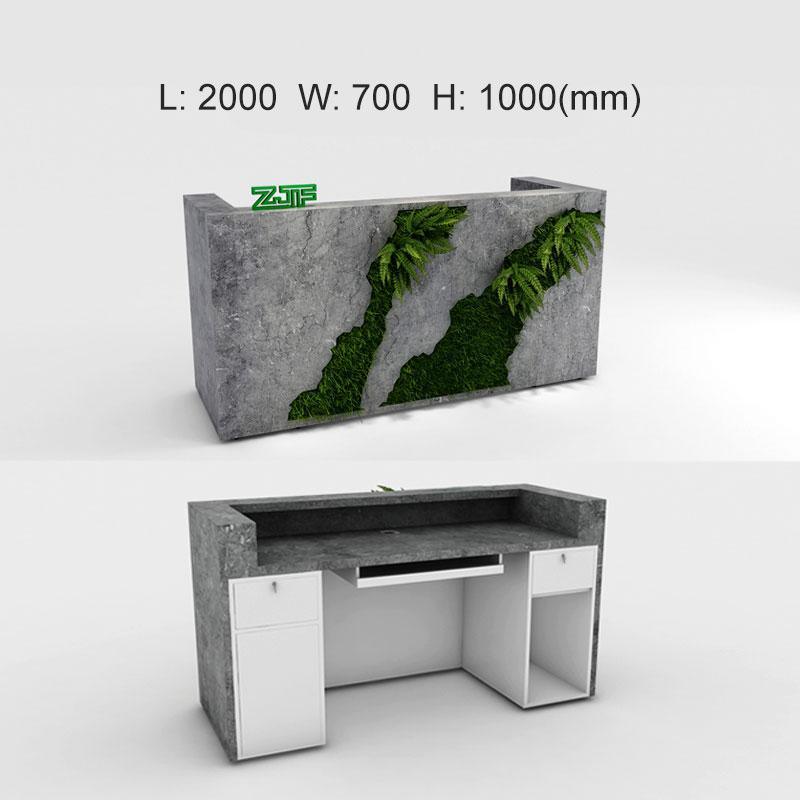 Modern Nature Marble Retail Reception Counter Design Clothing Store  Reception Desk