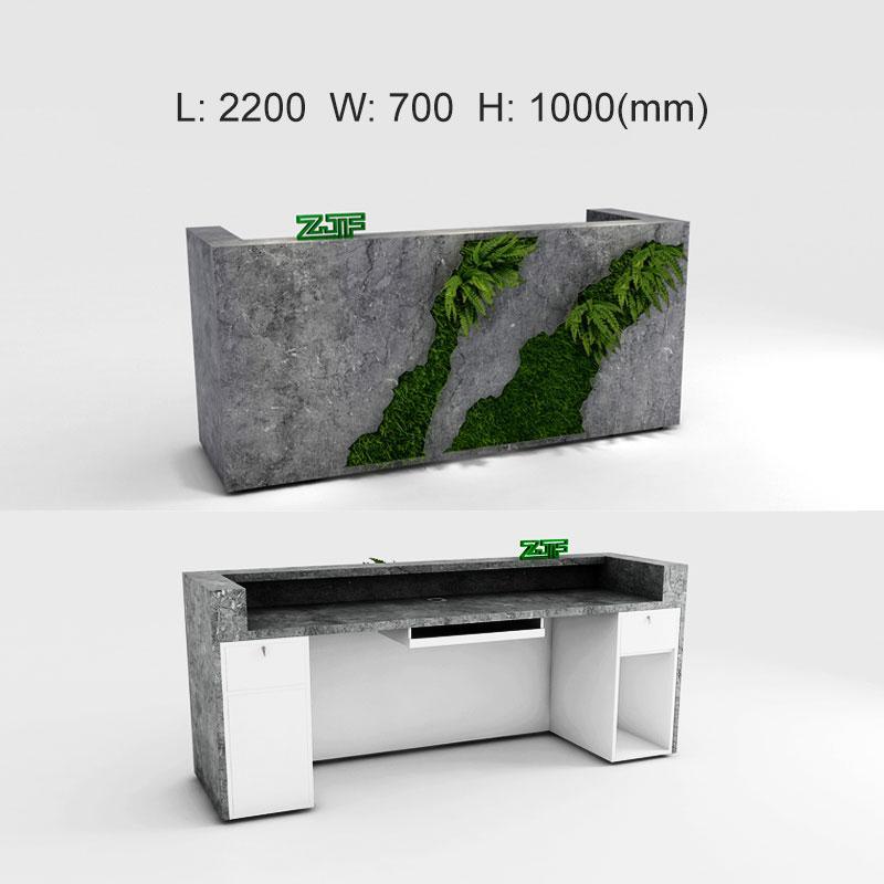 Modern Nature Marble Retail Reception Counter Design Clothing Store  Reception Desk